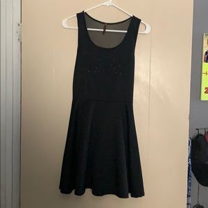 Mini black dress